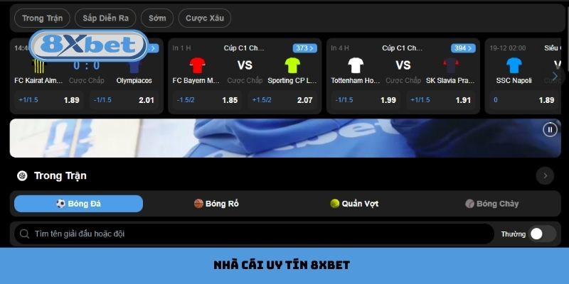 nhà cái uy tín 8xbet