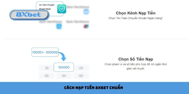 Cách nạp tiền 8xbet chuẩn