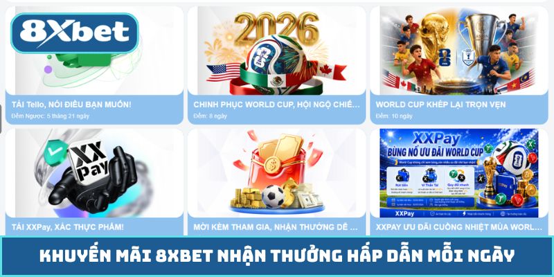 khuyến mãi 8xbet