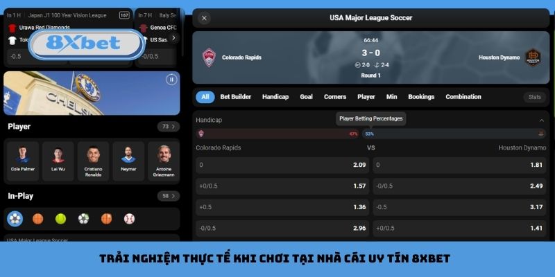 Trải nghiệm thực tế khi chơi tại nhà cái uy tín 8xbet